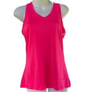 Under Armour electric pink racer back athletic tank